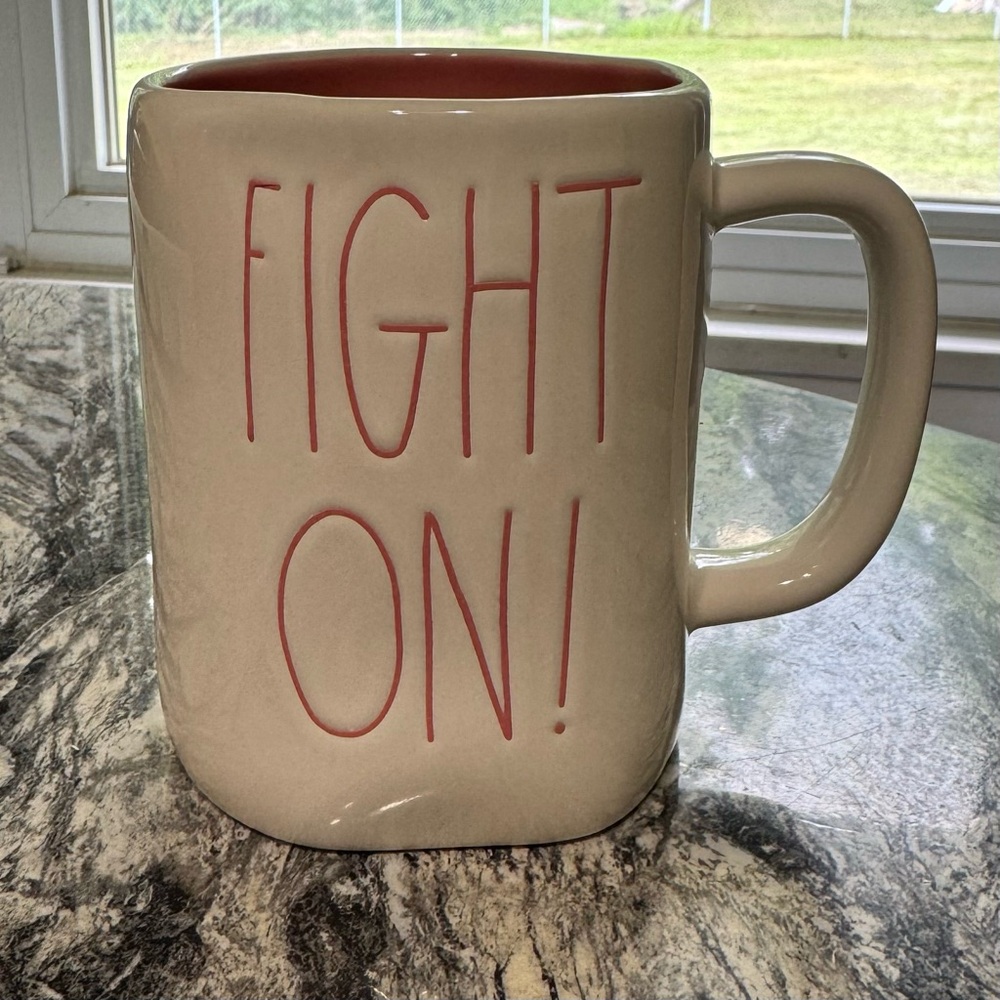 Rae Dunn Mug Breast Cancer Awareness